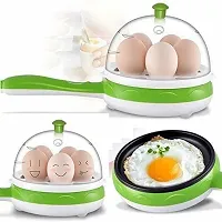 MultiFunction 2 in 1 Electric Egg Boiling Steamer Egg Frying Pan-thumb2