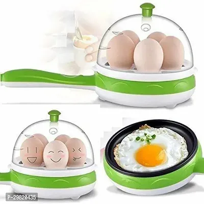 MultiFunction 2 in 1 Electric Egg Boiling Steamer Egg Frying Pan-thumb3