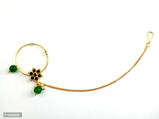 Gold-plated Alloy Nathiya/ NOSERING