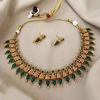 Stylish Golden Brass  Jewellery Set For Women-thumb1