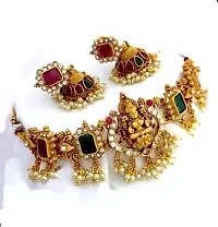 Stylish Golden Alloy Jewellery Set For Women-thumb3