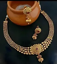 Stylish Golden Brass  Jewellery Set For Women-thumb3