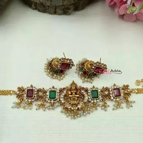 Srinika Temple Necklace Set