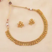 Stylish Golden Alloy Jewellery Set For Women-thumb1