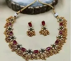 Alloy Kundan Choker Set-thumb1