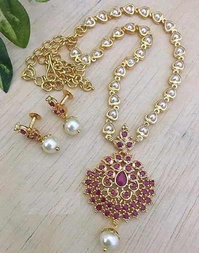 Rajwadi Style Pearl Necklace Sets