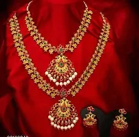 Stylish Golden Alloy Jewellery Sets For Women-thumb3