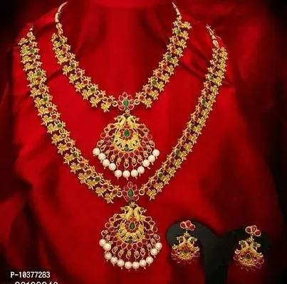 Stylish Golden Alloy Jewellery Sets For Women-thumb4