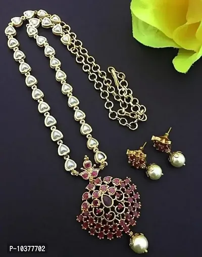 Rajwadi Style Pearl Necklace Sets-thumb3