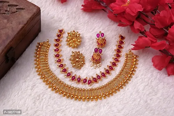 Multicolor Alloy Necklace Sets Combo