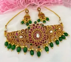 Stylish Golden Alloy Jewellery Set For Women-thumb3