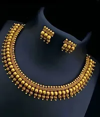 Golden Alloy Necklace Sets Combo-thumb1