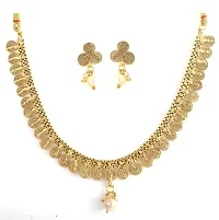 Stylish Golden Alloy Jewellery Set For Women-thumb2