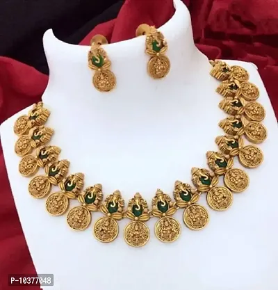 Golden Alloy Necklace Sets Combo-thumb3