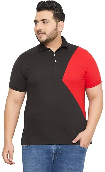 Men's Cotton Plus Size Polos  T-Shirt