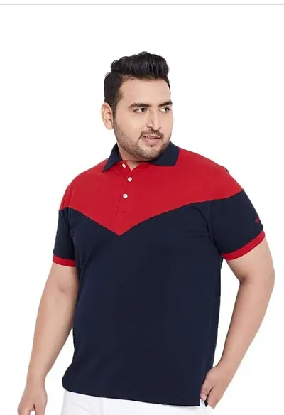 Men's Cotton Plus Size Polos  T-Shirt