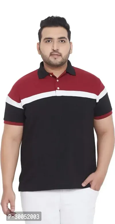 Cotton Polo Plus Size T-Shirt for Men-thumb0