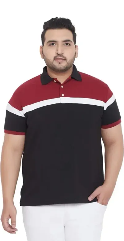 Cotton Polo Plus Size T-Shirt for Men