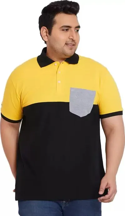 Cotton Polo Plus Size T-Shirt for Men