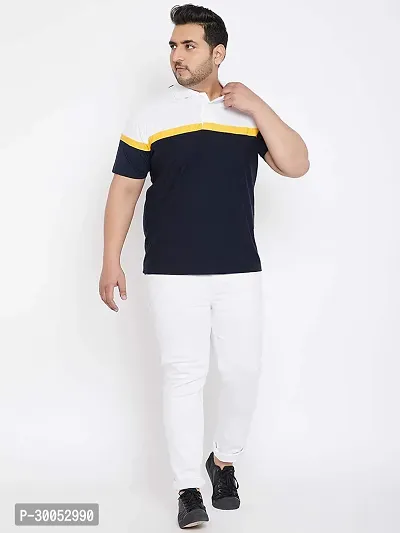 Cotton Polo Plus Size T-Shirt for Men-thumb3