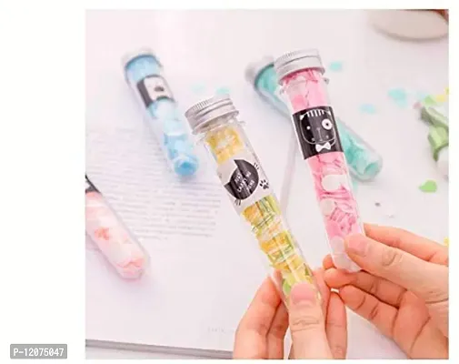 D.B.Z. 3 Pcs Travel Soft Paper Soap Flower Design Tube Shape Bottle (Assorted/Random Colour)-thumb4