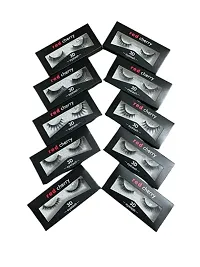 D.B.Z. False Eyelash, Long Natural 3D Thick Long Eyelashes 10 Pairs - (Pack of 10 Pair)-thumb2