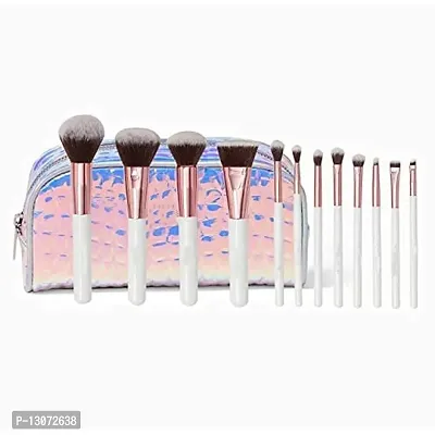 D.B.Z. 12 Piece Brush Set and Bag II Professional 12 Makeup Brush Set II Makeup Brushes Set Premium Foundation Face Powder Blush Eyeshadow Brush Makeup Brush Kit With Bag