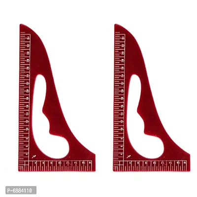 Drafting Scales Used in Tailoring Fashion Designing Triangle Shape (Pack of 2)-thumb0