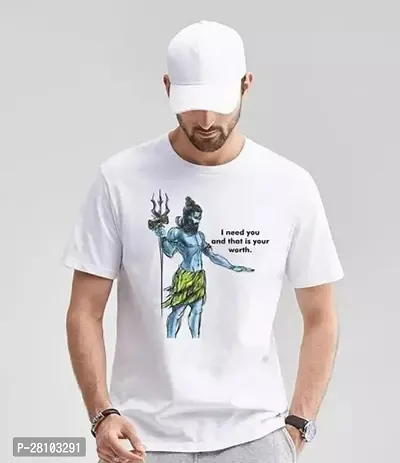 Mens and Boys Polyester Printed T-shirt-thumb0