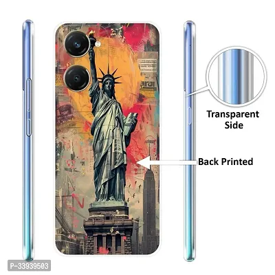 Stylish Back Cover For vivo Y28e 5G, V2407 Statue of Liberty Printed Back Cover-thumb3