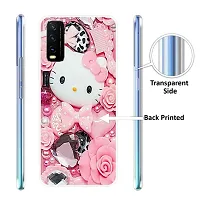 Mobile Back Cover Case Compatible Printed Back Cover For Vivo Y20 Y20i Black-thumb1