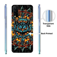 Mobile Back Cover Case Compatible Printed Back Cover For Vivo Y20 Y20i Black-thumb1