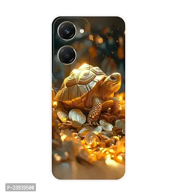 Stylish Back Cover For vivo Y28e 5G, V2407 Turtle Printed Back Cover-thumb5