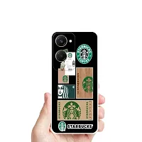 Stylish Back Cover For vivo Y28e 5G, V2407 Starbucks Coffee Printed Back Cover-thumb3