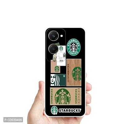 Stylish Back Cover For vivo Y28e 5G, V2407 Starbucks Coffee Printed Back Cover-thumb4