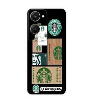 Stylish Back Cover For vivo Y28e 5G, V2407 Starbucks Coffee Printed Back Cover-thumb4