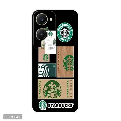 Stylish Back Cover For vivo Y28e 5G, V2407 Starbucks Coffee Printed Back Cover-thumb5