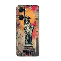 Stylish Back Cover For vivo Y28e 5G, V2407 Statue of Liberty Printed Back Cover-thumb4