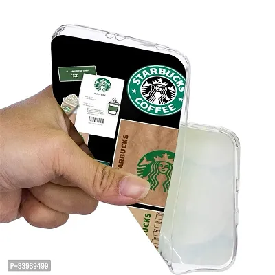 Stylish Back Cover For vivo Y28e 5G, V2407 Starbucks Coffee Printed Back Cover-thumb2