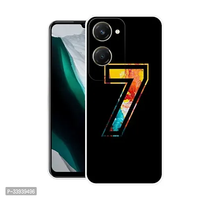 Stylish Back Cover For vivo Y28s 5G, V2351 Number 7, Tranding Printed Back Cover