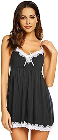 LPL Womens Babydoll Lingerie Set Above Knee Baby Doll Night Dress |