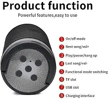 Wireless Portable Speakers kt 125 with Mobile Holder with USB Memory Card Speaker-thumb1