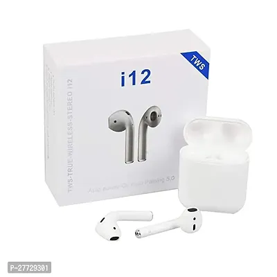 TWS I12 Bluetooth Headset (white)-thumb0