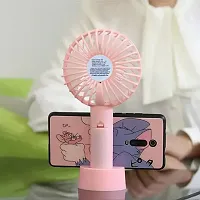 Mini Portable USB Hand Fan Built-in Rechargeable Battery Operated Summer Cooling Fan  - Assorted Color-thumb2