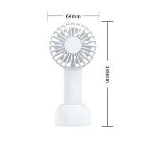 Mini Portable USB Hand Fan Built-in Rechargeable Battery Operated Summer Cooling Fan  - Assorted Color-thumb3