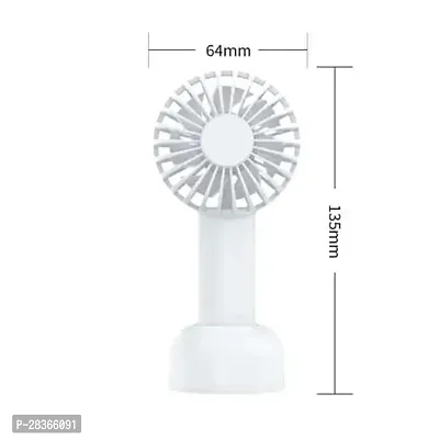 Mini Portable USB Hand Fan Built-in Rechargeable Battery Operated Summer Cooling Fan  - Assorted Color-thumb4