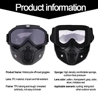 UV Protective Anti-Scratch Goggles with Detachable Dust Filter Mask (multicolor)-thumb2