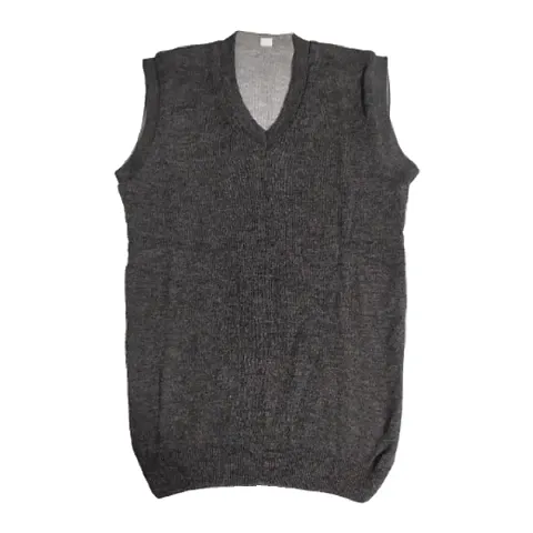 Men's Wool V-Neck Sweater Sleeveless for Men Gents Mix Design Freesize Size 38