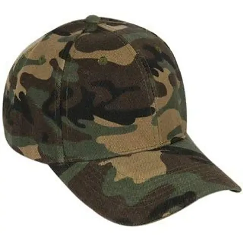 BHAGWATI Store ?Army Cotton Baseball Cap for Men and Women (Multicolour, Free Size) Brown