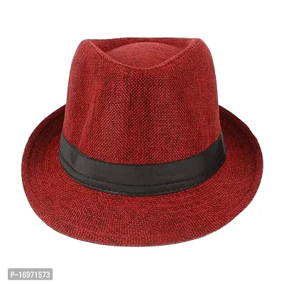 Fedora hat cap Stylish new colour (Pack of 1)-thumb0